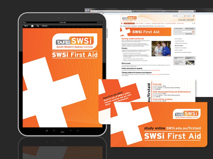 SWSi first aid app branding