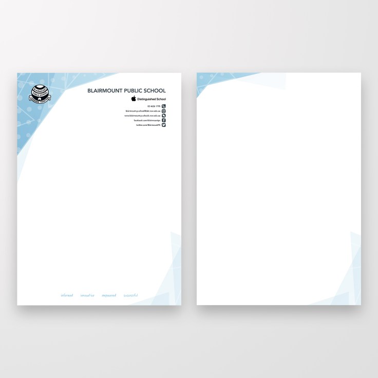BPS Letterhead blue