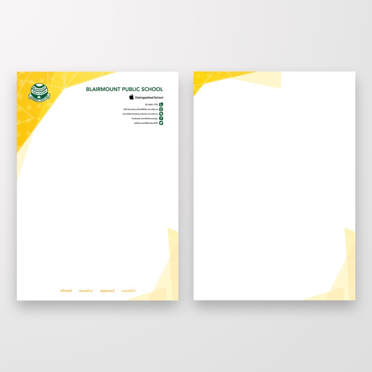 BPS Letterhead yellow